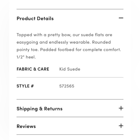 Ann Taylor Suede Ballet Flat Slides - Picture 3 of 8